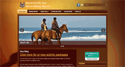 Desktop Screenshot of horsesinthesun.com